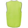 Hi Vis Safety Vests Lime Back